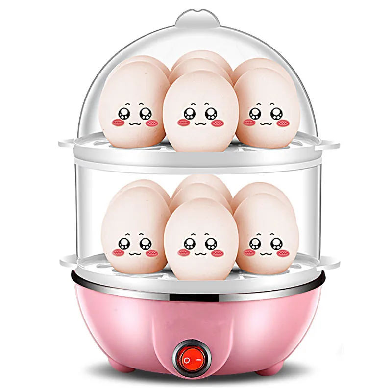 

Multifunctional Double Layer Egg Steamer Mini Breakfast Machine Household Egg Boiler Kitchen Tools