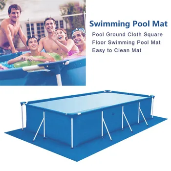 

Large Size Swimming Pool Mat Ground Cloth Dustproof Floor Cloth Fabric Carpet Square Cover For Outdoor Garden Water Pool Fun
