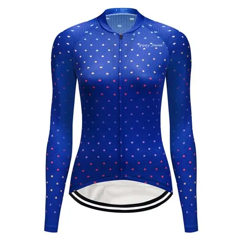Зимняя Женская Термальная велосипедная Джерси, одежда для шоссейного велосипеда, одежда для велосипеда MTB, набор одежды, форма для триатлона, спортивный костюм, облегающая куртка, комплект - Цвет: Shirt 3