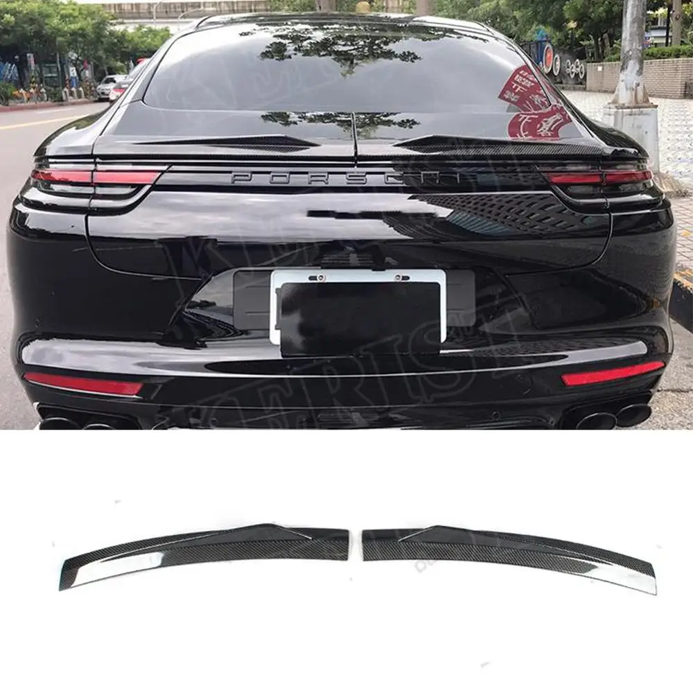 Задний спойлер из углеродного волокна для Porsche Panamera 971 2017 2019|Спойлеры и крылья| |