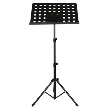

ABGZ-50 x 35cm Sheet Music Stand Folding Metal Music Score Tripod Stand Holder with Widened Thickened Large Panel for All Musica