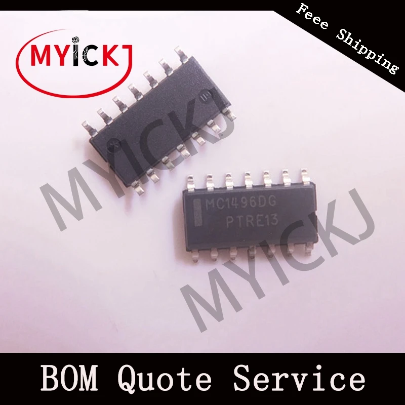 

10PCS MC1496DR2G BALANCED MODULATORS/DEMODULATORS IC CHIP SOP14