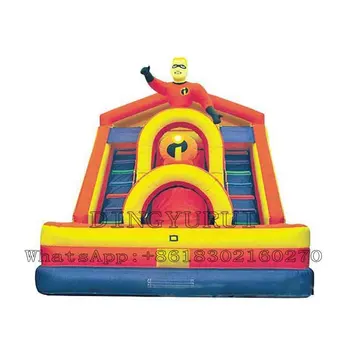 Online New Arrival Good Quality PVC Inflatable Slide Outdoor Land Slide For Kids And Adult With Air Blower