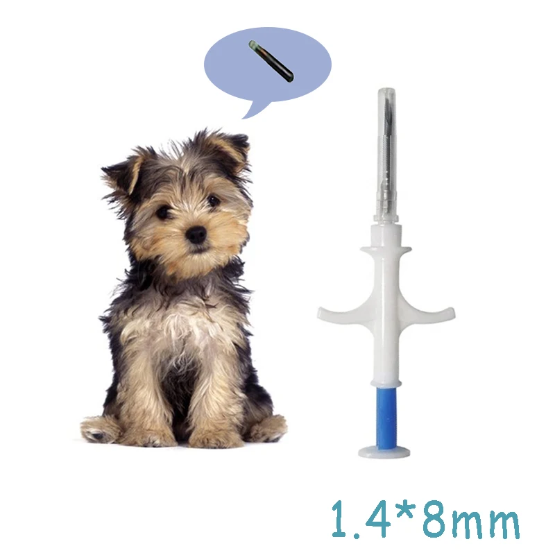 

1.4*8mm Fdx-B 134.2khz Pet Microchip Syringe Disposable Animals Chip Pig Syringe Pet Id Injector Syringe Needle For Dog Cat Cow