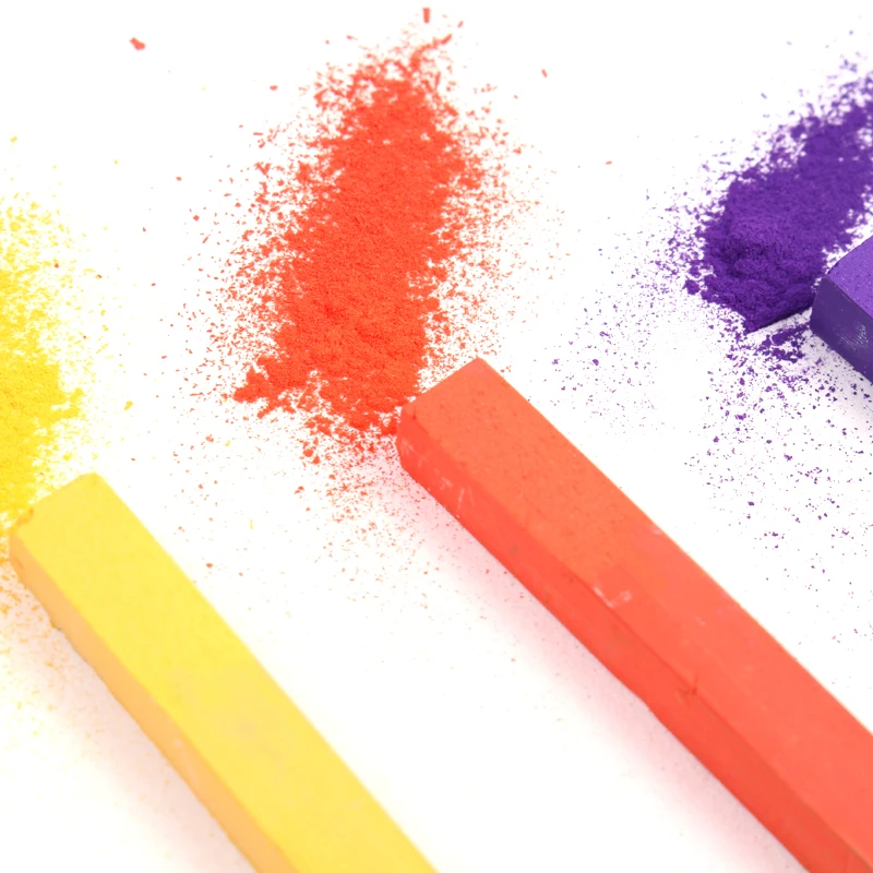 Colored Crayons Soft Dry Pastel 12/24/36/48 Colors/Set Art Drawing Set Chalk Color Crayon Brush Stationery