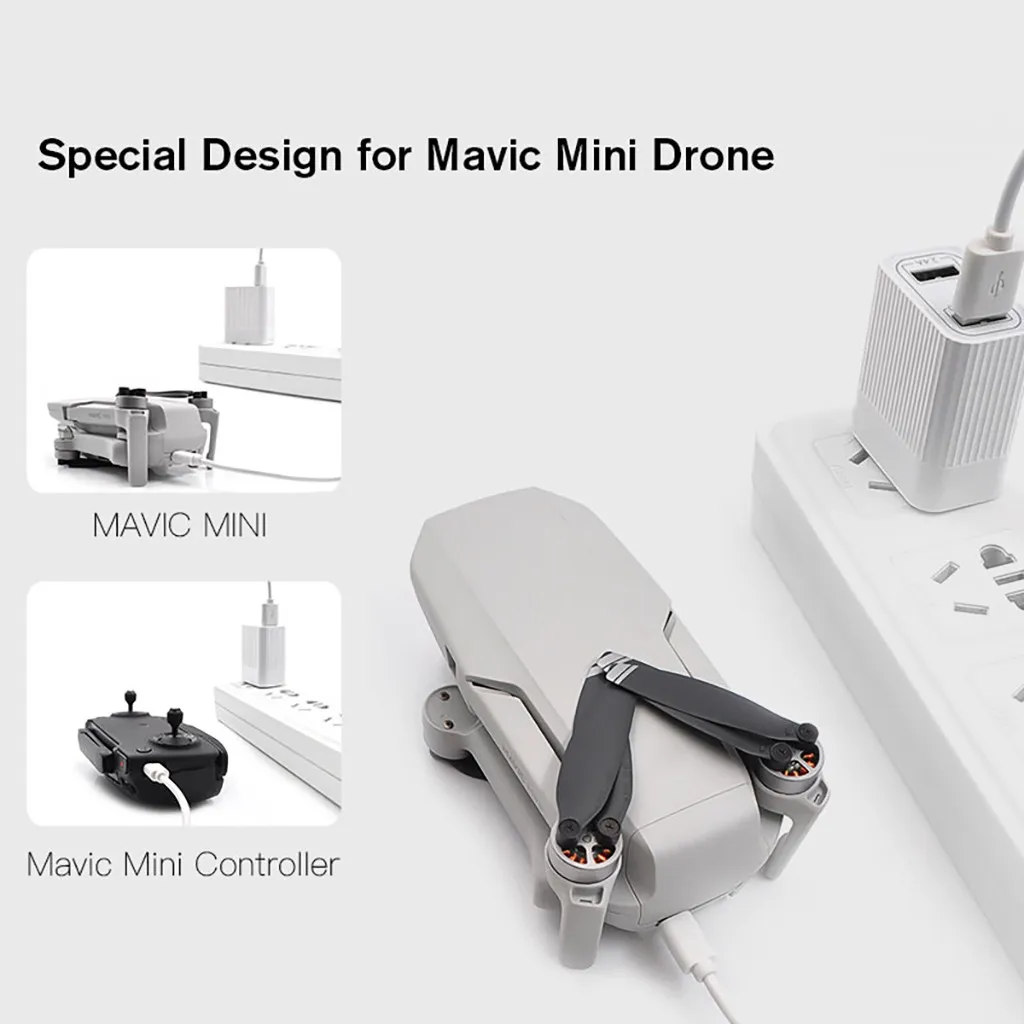 Зарядное устройство для DJI Mavic Mini/Spark Drone 24 Вт|Зарядные устройства| |