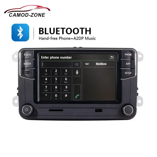 안드로이드 오토와 카플레이를 통합한 최첨단 폭스바겐 카 라디오