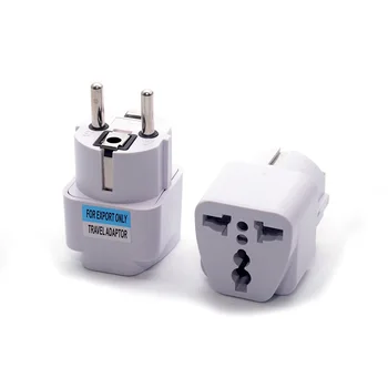 

40pcs Universal Germany Korea EU AC Power Plug Adapter US/AU/UK to DE KR Plug Socket Converter Travel Plug