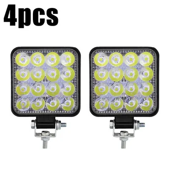 

4x LED Bulb Work Light Flood Beam Bar ATV Car SUV Waterproof Driving Fog Lamps