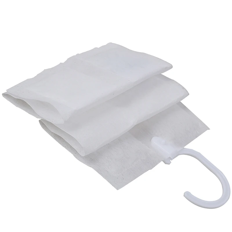 10 Grids Dehumidifier Bags Moisture Absorber Hanging Wardrobe Hygroscopic Anti-mold Desiccant Drying Agent Household