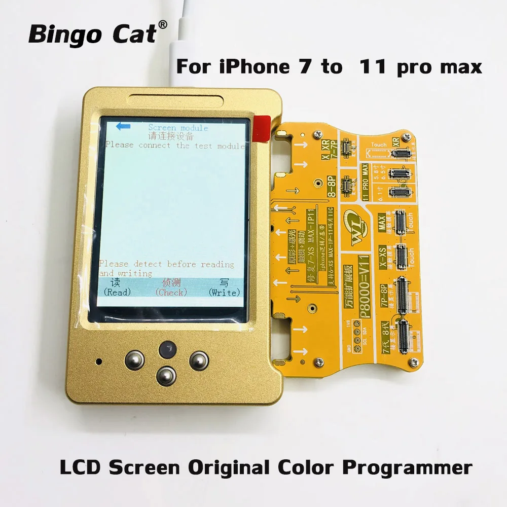 WL V6 LCD Screen Original Color Programmer Photosensitive Repair Module For X XS 11Pro Max 7 8 P True tone Touch Battery Repair afbeelding
