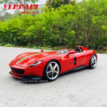Bburago 1:1 Ferrari handmade SP1 modello di auto in lega di simulazione originale Rafa modello di auto sportiva super running modello di auto regalo