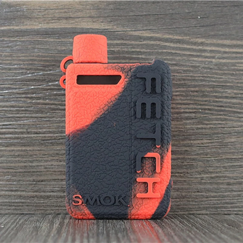 Силиконовый чехол для smok fetch 40w pod Vape с текстурой кожи гелевый Чехол защитный