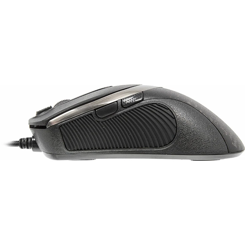 Мышь A4 V-Track F4 черный оптическая(3000dpi) USB игровая(6but