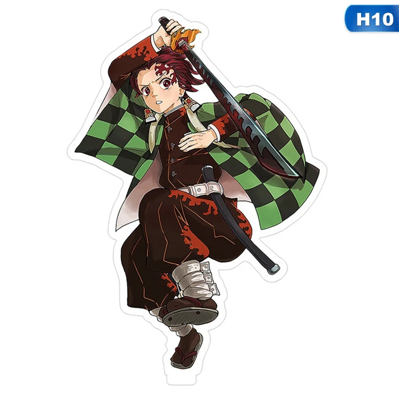 Demon Slayer Kimetsu No Yaiba Tanjirou Nezuko акриловый стенд фигурка модель двухсторонняя тарелка держатель торт Топпер аниме