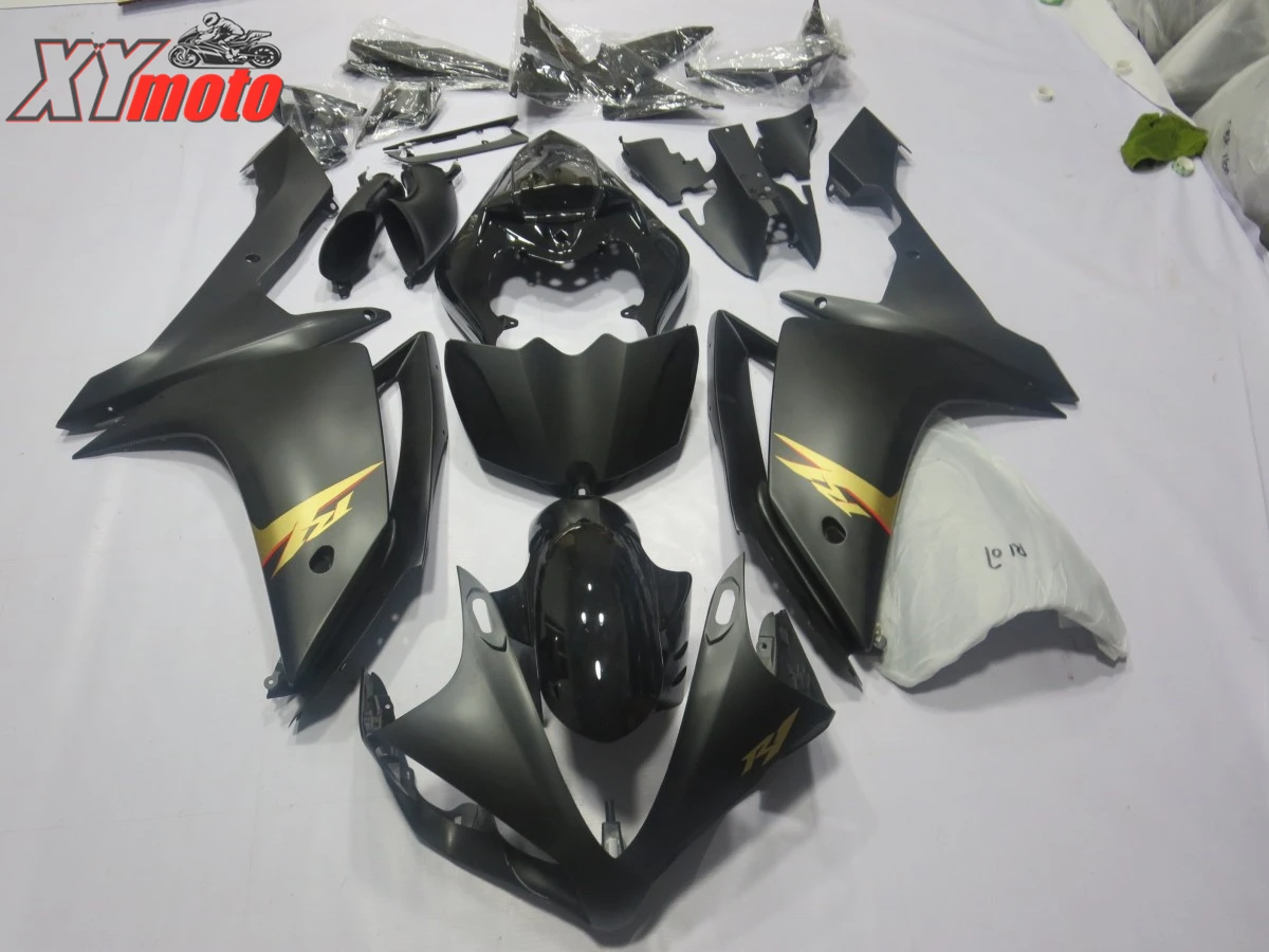 

Motorcycle Fairing Kit For Yamaha YZF1000 R1 07-08 Injection ABS Plastic Fairings R1 2007-2008 Matte Black Bodyworks