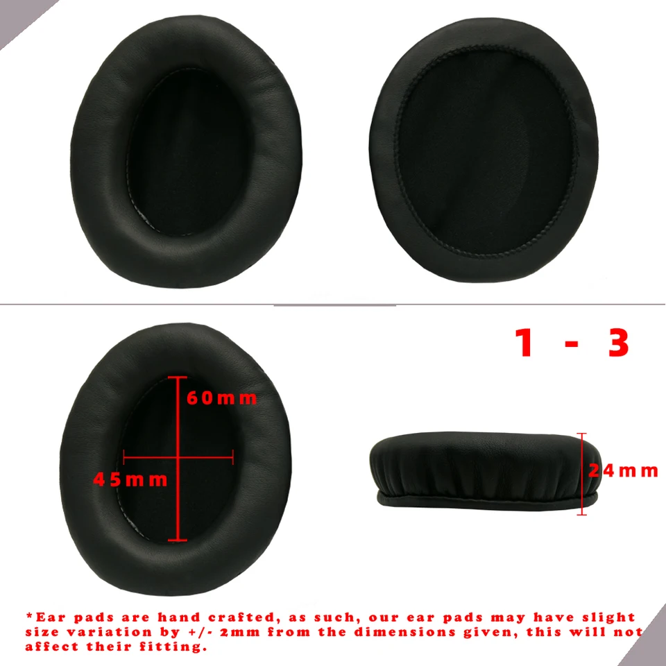 Cuscinetti Auricolari Di Ricambio Per Cuffie Sennheiser HD280 HD 280 PRO - Imbottiture In Ecopelle