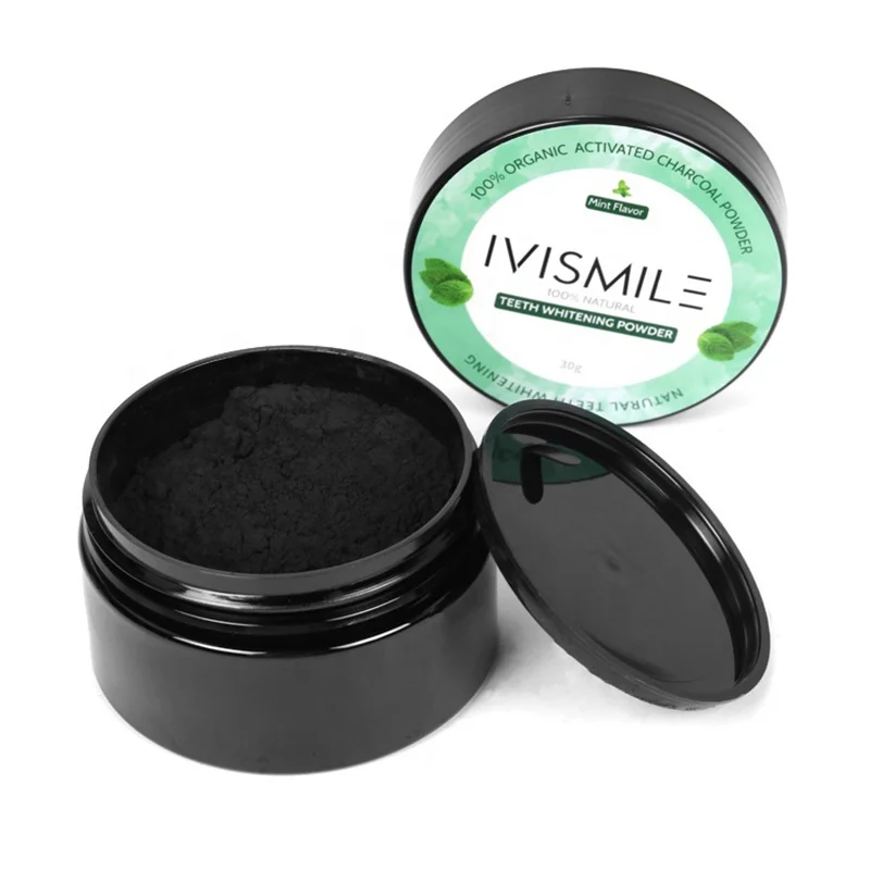 

Natural Activated Charcoal Tooth Whitening Powder Tooth Bleaching Agent Oral Care Fresh Breath Stain Removal 30g Teeth Whitening