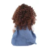 New Design 60cm Soft Silicone Reborn Toddler Doll For Girl Cloth Body Curly Hair Princess Baby Kids Birthday Gift Play House Toy 4