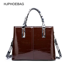 HJPHOEBAG женская сумка модная повседневная женская сумка из искусственной кожи роскошные дизайнерские сумки на плечо новые сумки для женщин большая емкость YC226