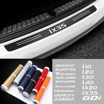 

Car Rear Bumper Sticker for Hyundai Accent Elantra Tucson Solaris Sonata Santafe Veloster Genesis Azera GDI ix20 etc Accessories