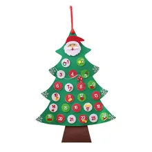 Рождественский календарь c деревьями серия Милая звезда Снеговик конфеты обувь шляпа рождественские украшения для подарков