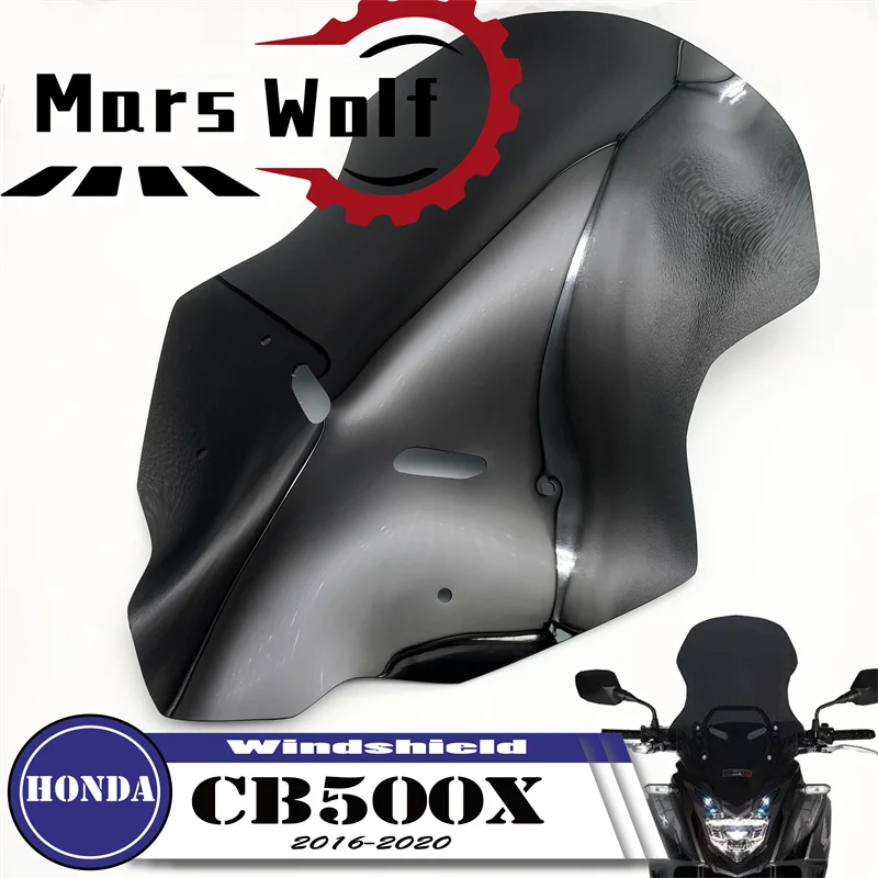 

Windscreen Windshield Wind Shield Screen Protector For Honda CB500X CB 500 X CB500 2012-2020 2019 2018 2017 2016 16-21