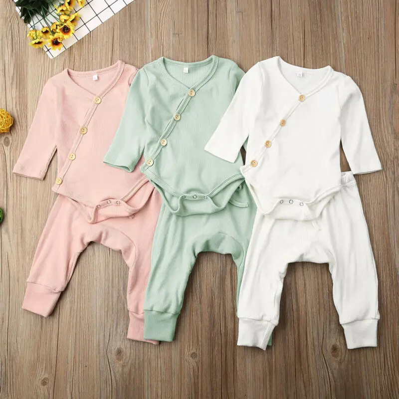 Emmababy Одежда для новорожденных мальчиков и девочек удобный комбинезон длинные