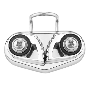 

316 Stainless Steel Pulley Rope Clamp Cam Automatic Rope Clamp Marine Rope Clamp Easy to Disassemble