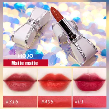 

Diamond Bow Lipstick Delicate Long-lasting Matte Non-fading Velvet Lipstick KG66