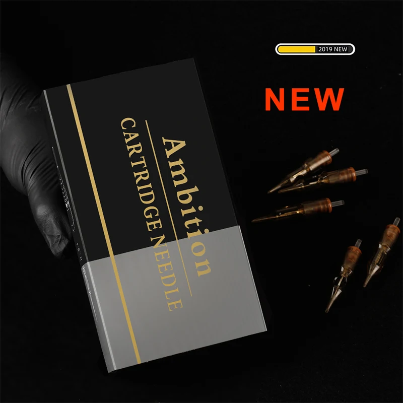 

HELLO 20Pcs Round Liner φ0.35mm Disposable Tattoo Cartridge Needles Rotary Pen Sterile Tattoo Eyebrow Tattoo Machine RL