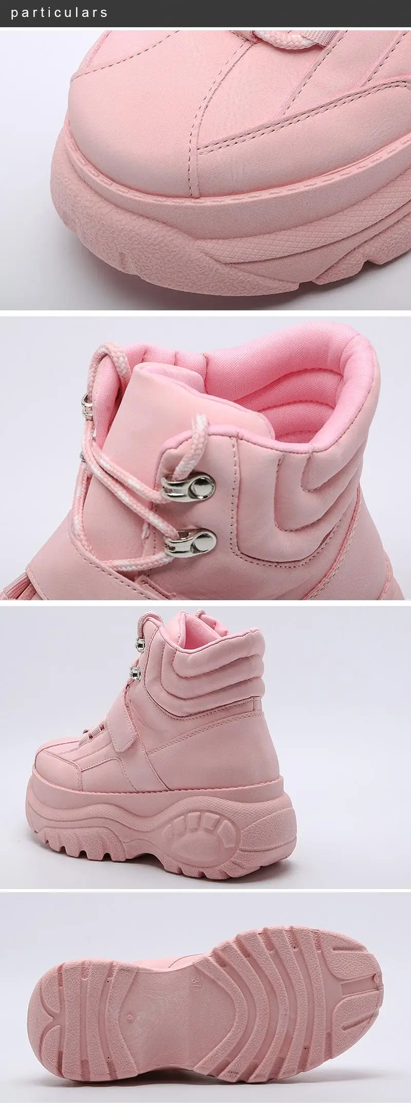 Женские кроссовки; коллекция года; обувь для папы на платформе и массивном каблуке; цвет розовый; женская обувь, визуально увеличивающая рост; спортивная обувь; Chaussure Femme