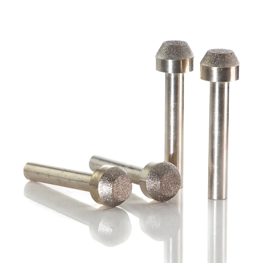 10pcs Electroplated diamond mounted points CBN abrasive tools for