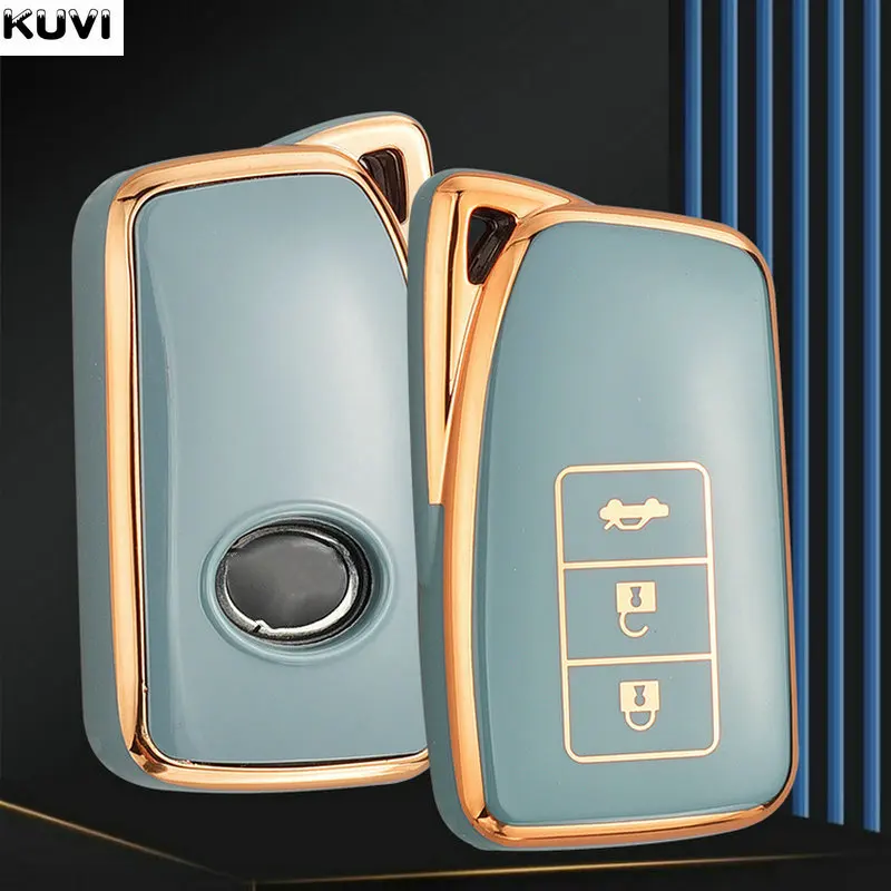 Plating TPU Car Remote Key Case Cover Shell Fob For Lexus NX GS RX IS ES GX LX RC 200 250 350 LS 450H 300H Keychain Accessories key case,key case cover,car key shell