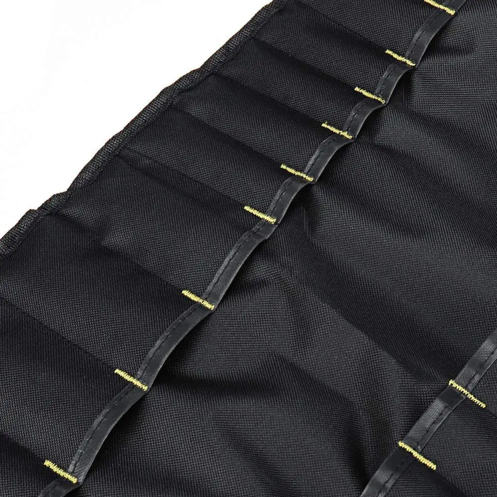 LMETJMA 22 Slots Chef Knife Storage Bag Oxford Cloth Knife Roll Bag Portable Durable Cutlery Storage Carry Case KC0318