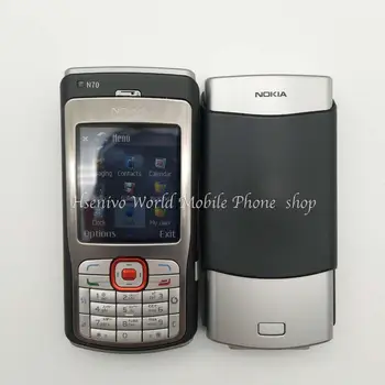

100% Original Unlocked Nokia N70 Mobile Phone 2..1'inch FM Radio Bluetooth Symbian OS With Arabic Keyboard one year warranty