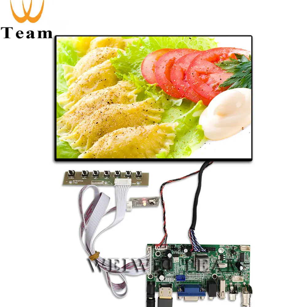 Ноутбук и планшет Wisecoco 10 1 дюймов 1280x800 tft ips ЖК-экран lvds vga usb аудио av вход плата