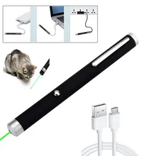 Ponteiro laser verde de carregamento usb de alta potência 5 mw portátil mini ponteiro laser ponteiro ponteiro ponteiro do gato brinquedo conferência