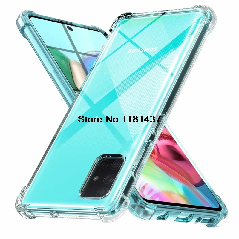 Силиконовый мягкий чехол для телефона samsung Galaxy a51 a71 2019 sm a515f a715f a 51 71 прозрачный