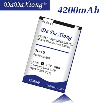 

Da Da Xiong 4200mAh BL-4U Li-ion Phone Battery for Nokia E66 3120C 6212C 8900 6600S E75 5730XM 5330XM 8800SA 8800CA etc Battery