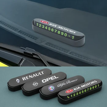 

Car Temporary Parking Card hide Telephone Plate Design For BMW MINI Audi Ford Kia Chevrolet Mitsubishi Toyota Honda Fiat Suzuki