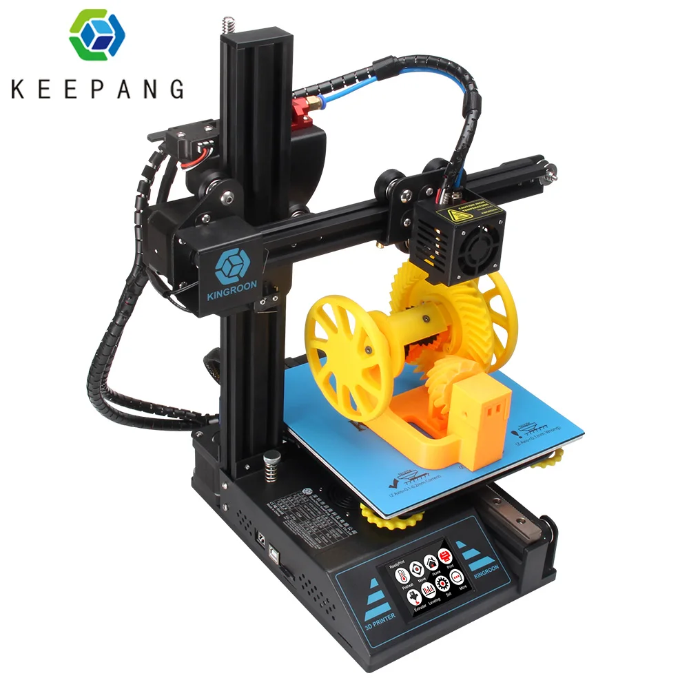  3d принтер 3d печать 3д принтер KP3 impresora 3d обновленная высокоточная Магнитная пластина для самостоятельной Печати Набор 180x180x180 мм Рабочий…