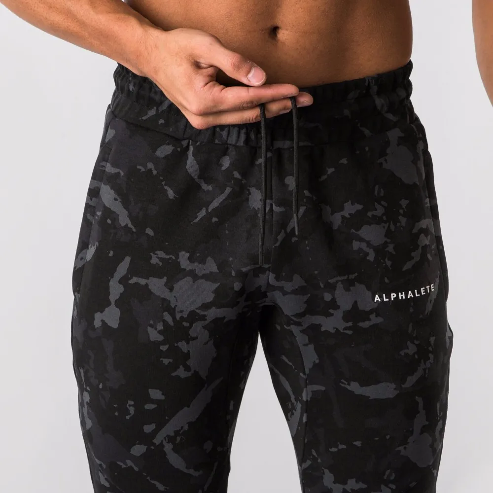 Мужские спортивные штаны ALPHALETE брендовые для бега тренировок фитнеса хлопковые