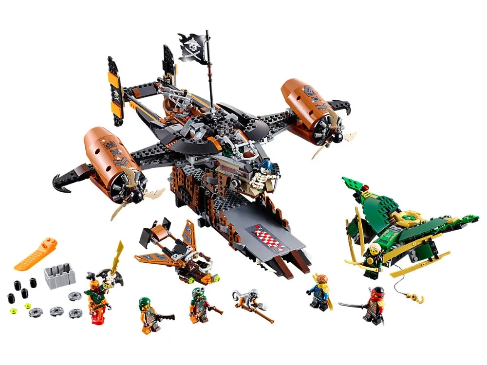 

Ninjagoe Kit Legoinglys 70605 757pcs Building Blocks toys for Childrens Bricks Model Boy Gift Misfortune's Keep