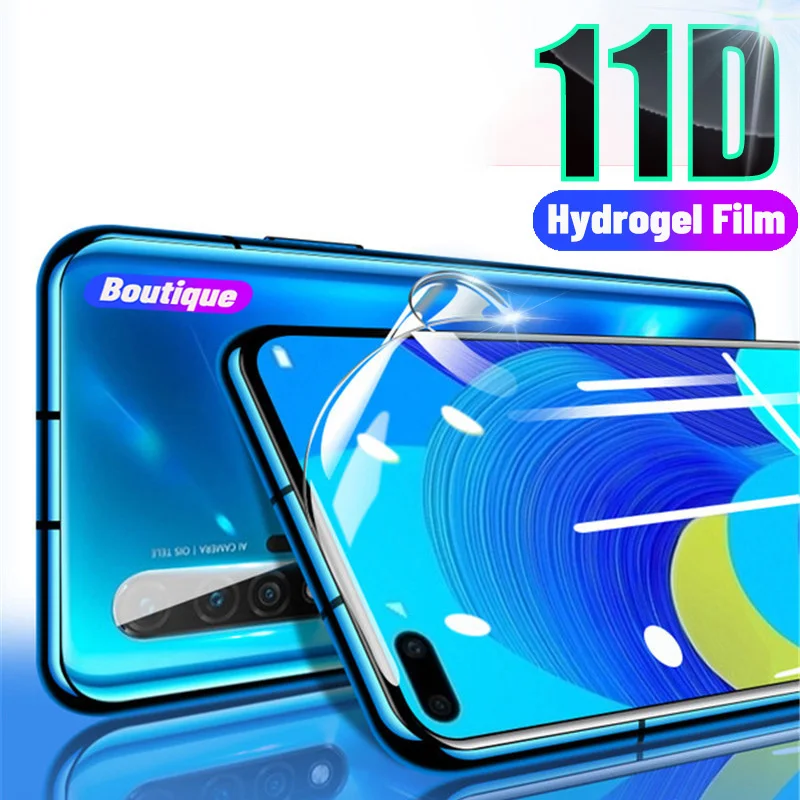 Гидрогелевая пленка 11D с полным покрытием для Samsung Galaxy S10 Plus S9 S8 защитная экрана A50