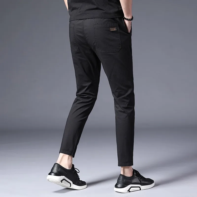 Ankle Length Causal Harem Casual Pants Trousers Men Male Solid Slim ...