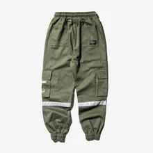 Мужские комбинезоны, уличная одежда, Харадзюку, штаны для бега с несколькими карманами, тактические штаны, спортивные и полевые осенние штаны