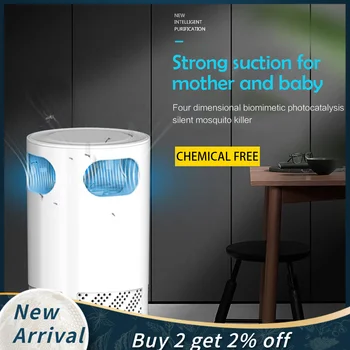 

Strong Suction Mosquito Killer Lamp Mute Usb Household Led Night Light Mosquito Inhalation Type Indoor Mosquito Trap Mata Mosqui