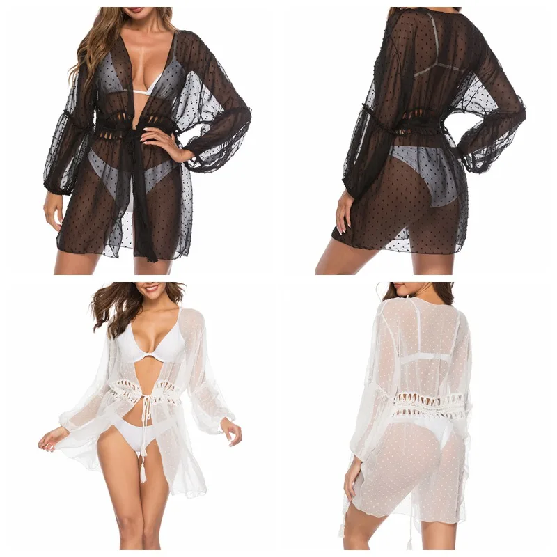 2020 Women Lace Beach Cover Up Transparent Beach Dress Swimwear Women Cover Up Swimwear Cover-up Swim Suit Cover ????????? 2020 Women Lace Beach Cover Up Transparent Beach Dress Swimwear Women Cover Up Swimwear Cover-up Swim Suit Cover ?????????