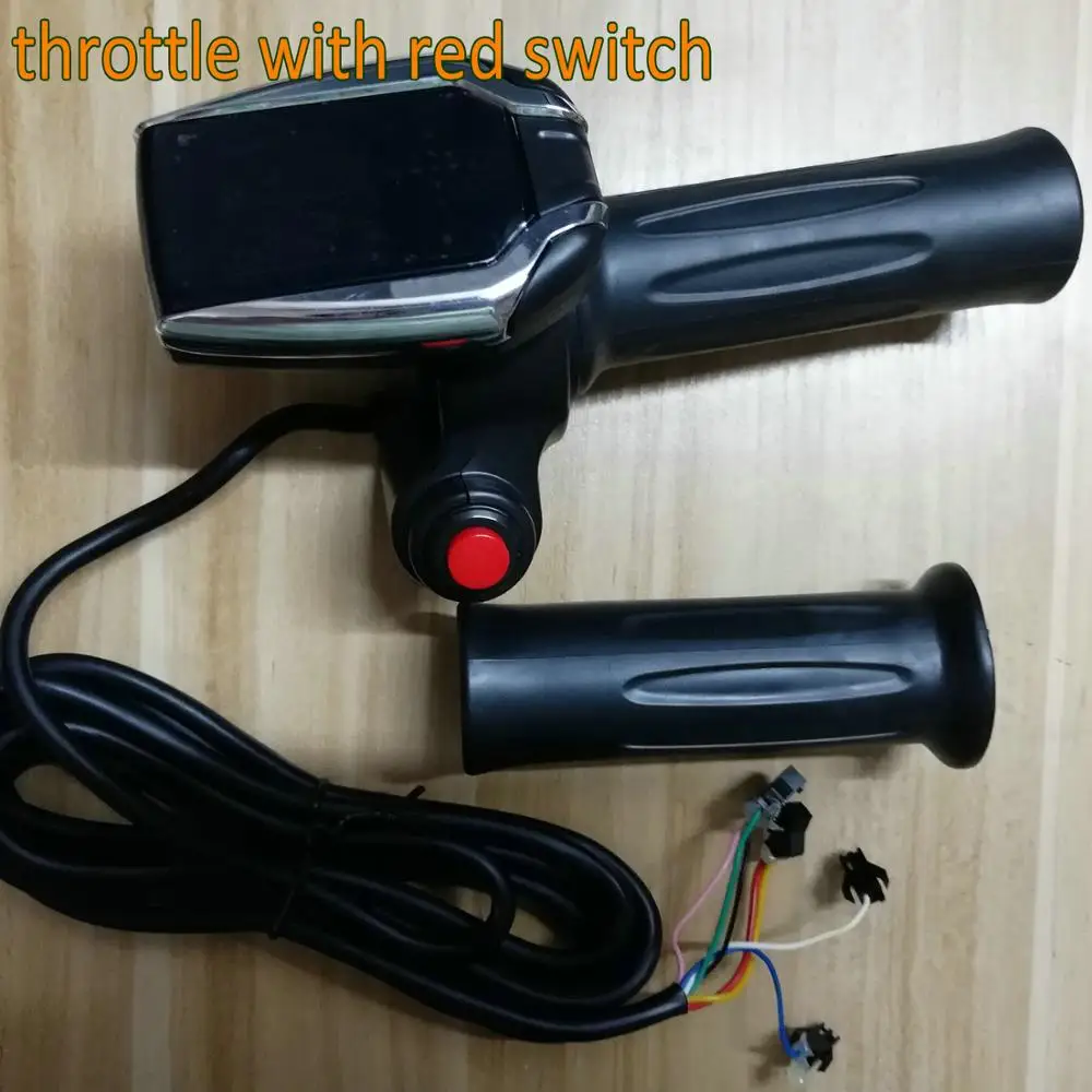 Clearance twist throttle with lock/key&24v36v48v60v72v LCD display+battery indicator electric bike accessory MTB tricycle scooter parts 2 Clearance twist throttle with lock/key&24v36v48v60v72v LCD display+battery indicator electric bike accessory MTB tricycle scooter parts 2